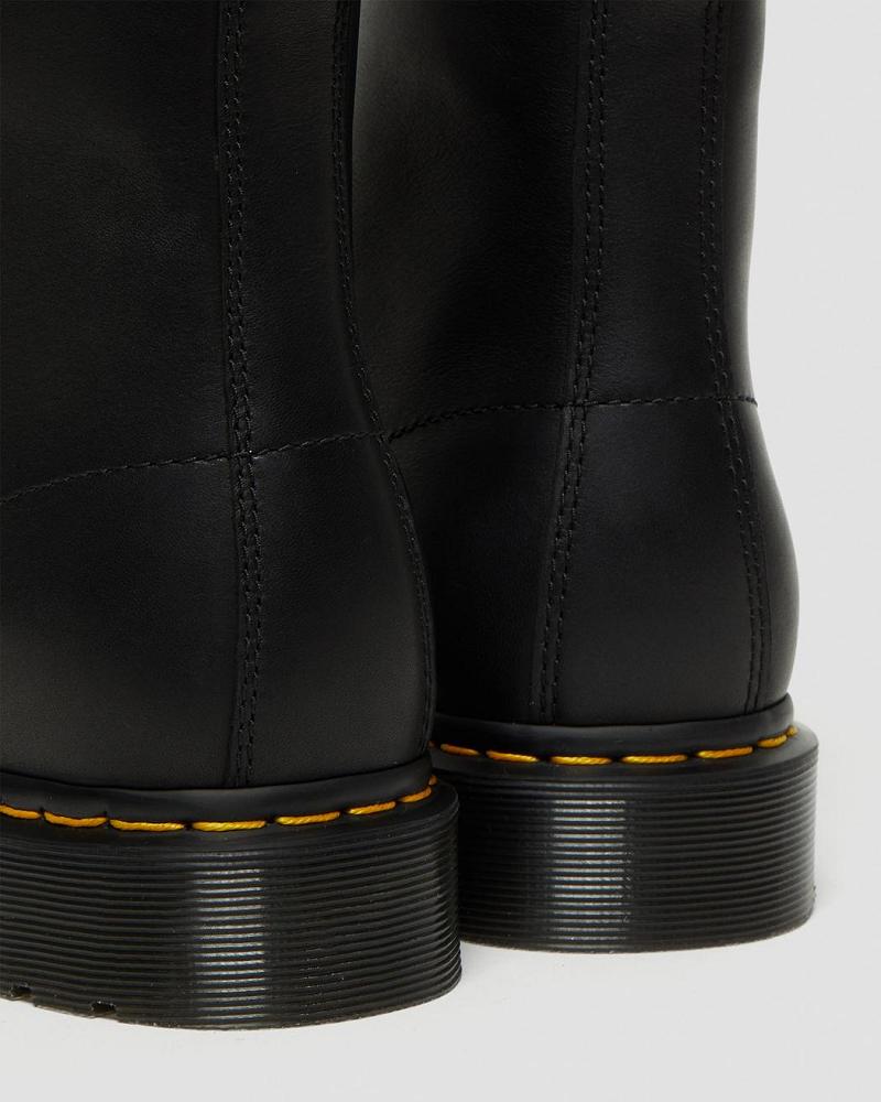 Botas de Invierno Dr Martens 1460 Pascal Warmwair Cuero Hombre Negros | MX 241YXF